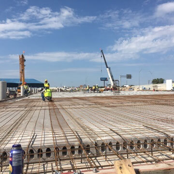 Reinforcement was added so the space can be used for parking.