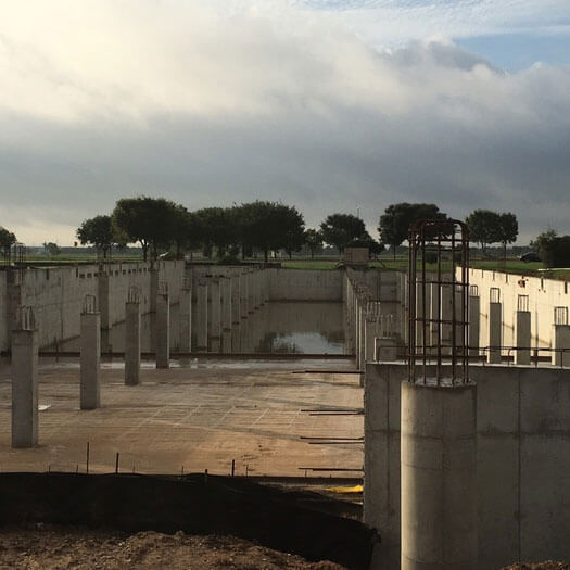 RThe reclaimed water is used for all site irrigation.